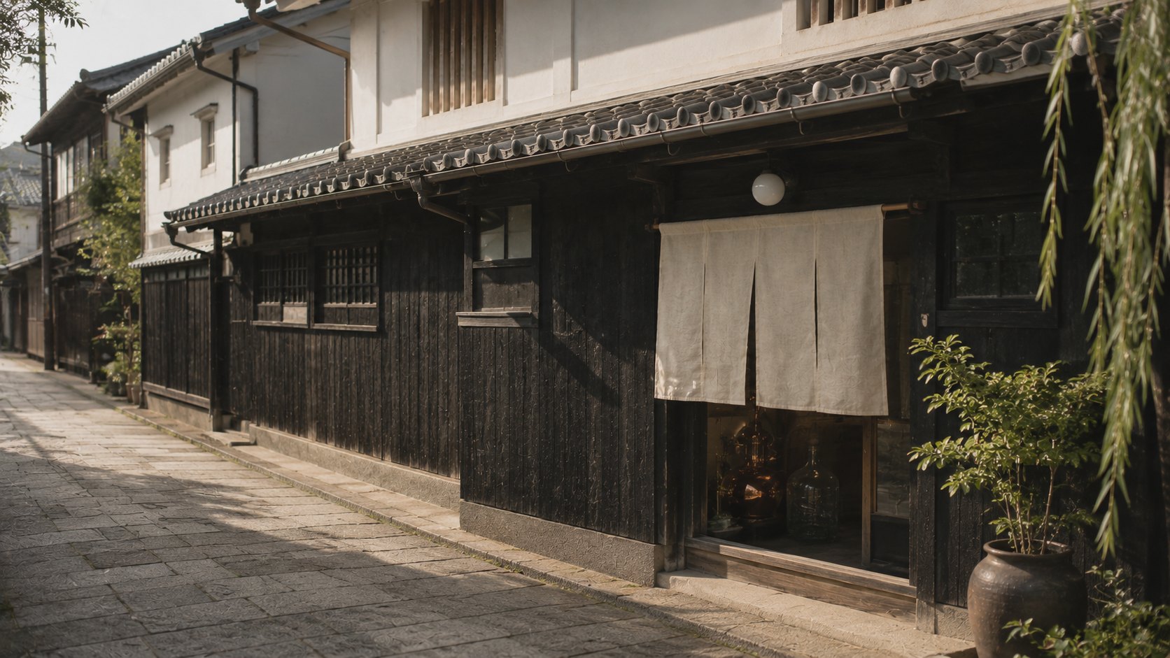伏見の蒸留所外観